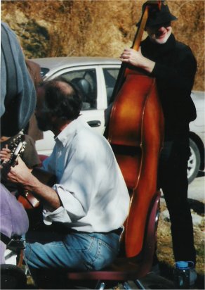 Ray Hicks and others jamming out back