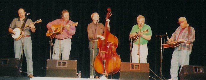 Jim Selman, banjo; Tom White, guitar; Ray Hicks, bass; Brad Linton, mandolin; Bruce Jones, dobro