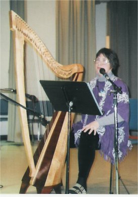 Sea Raven and her Celtic Harp