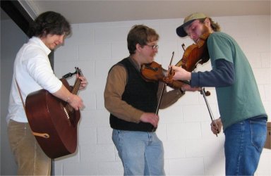 guitar and two fiddles