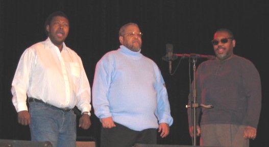 Ed Cabbell and friends singing gospel tunes