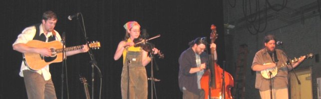 Jason Jaros, guitar; Rachel Eddy, fiddle; Walt Sarkees, bass; Scott Phillips, banjo