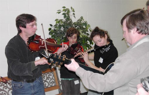 musicians jamming