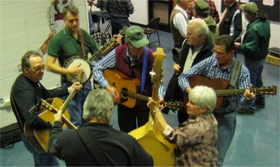 musicians jamming