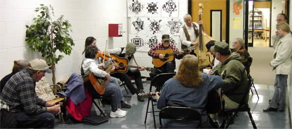 musicians jamming