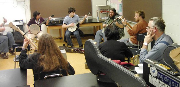 Banjo workshop conducted by Scott Phillips