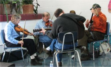 musicians jamming