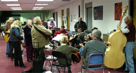 musicians jamming