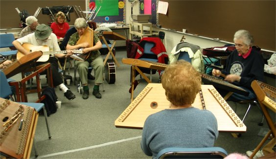 musicians jamming