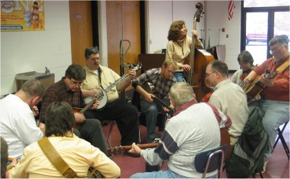 musicians jamming