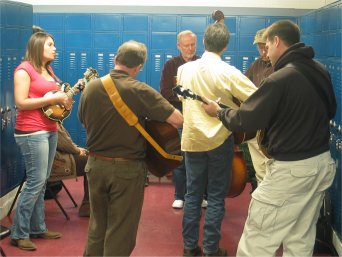 musicians jamming