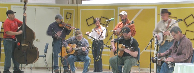 Mule Skinners - Jim Petitto, Wayne Kerns, Donnie Hart, Ben Snyder, Mark Dean, Mike Bellotte, Don Whipkey, Becky Kerns